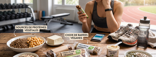 Sport et régime vegan : comment bien choisir sa barre protéinée ?