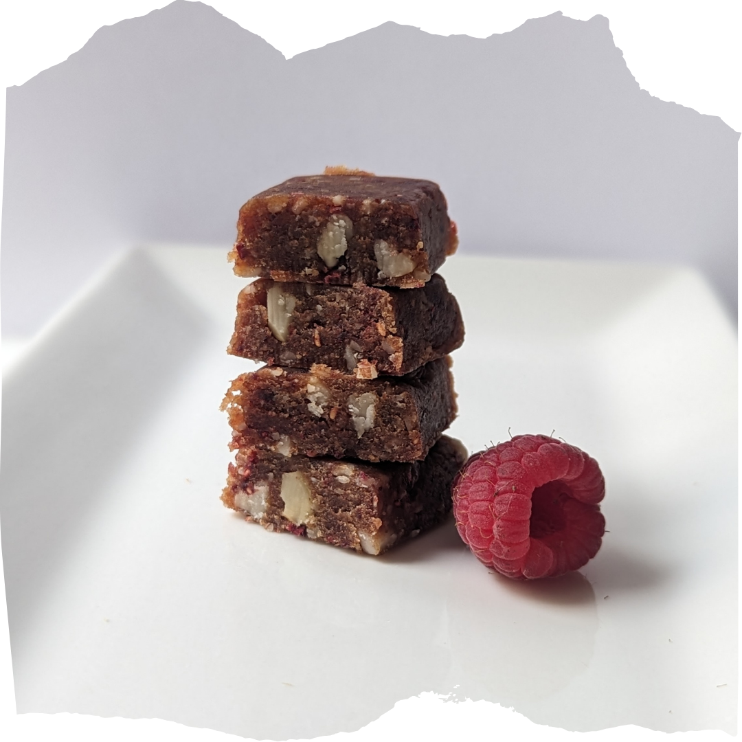 Finalised Gourmiz' raspberry energy bar